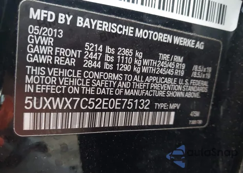 2018 BMW X3 M40I из США, поврежденный, VIN 5UXTS3C53J0Z00858